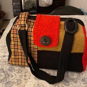 Vintage Mix Print Purse